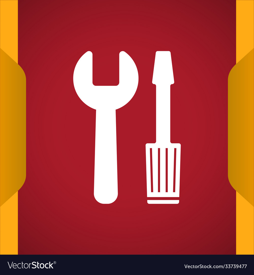 Screwdriver work tool icon for web and mobile Vector Image Screwdriver work tool icon for web and mobile