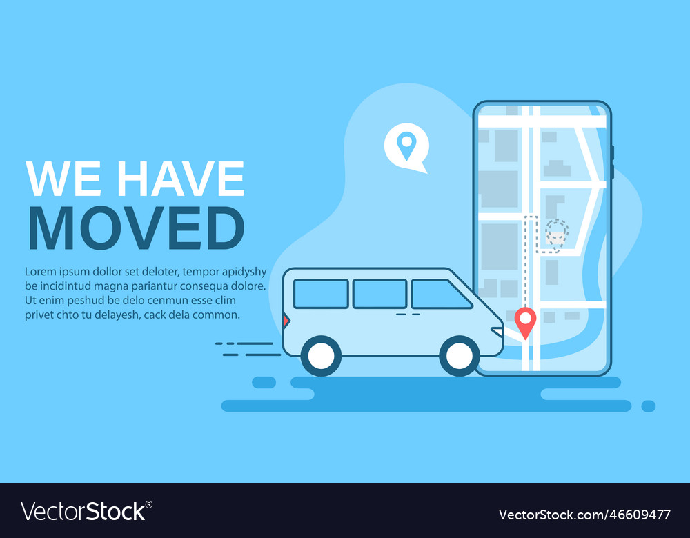 We are moving from one address to another