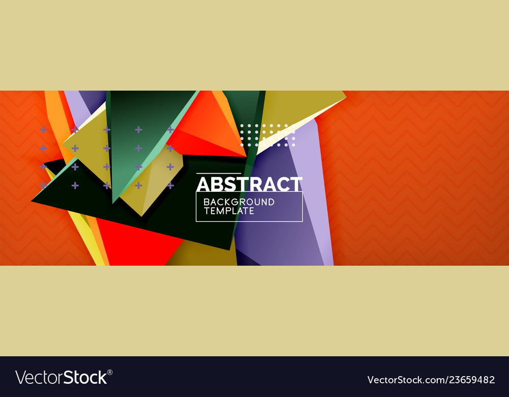 3d triangular minimal abstract background vector image 3d triangular minimal abstract background