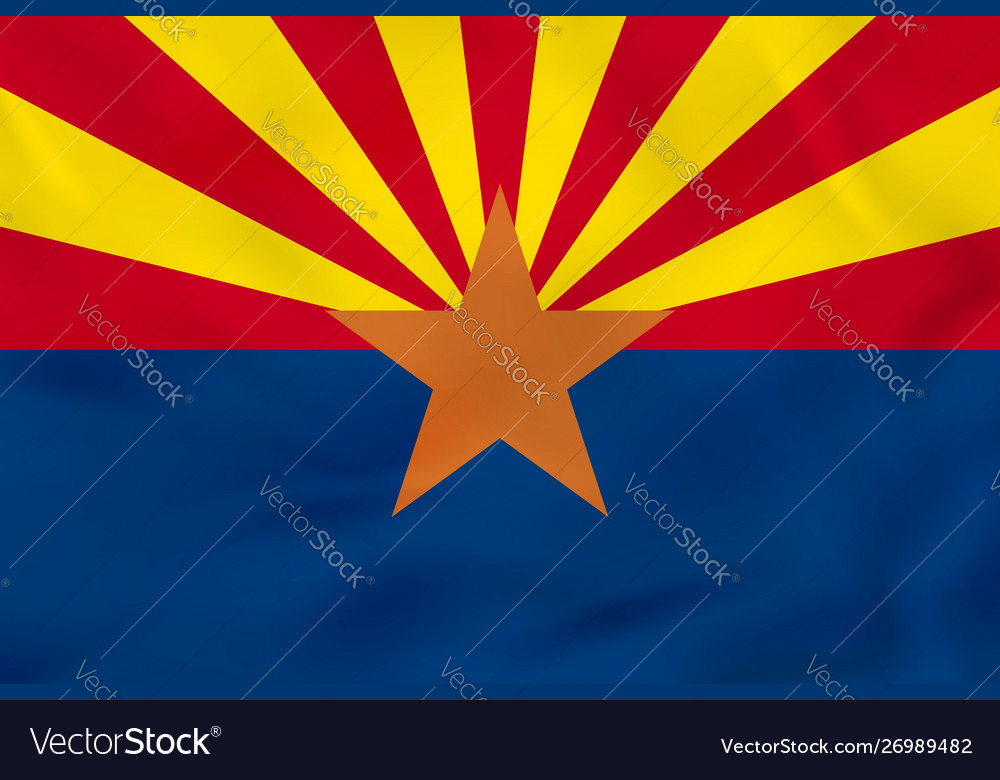 Arizona waving flagge hintergrund