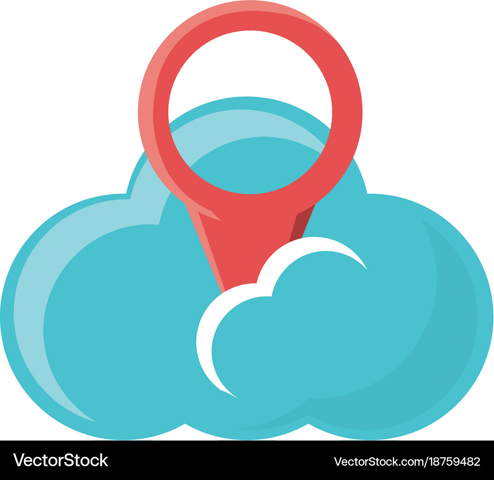 Cloud storage design concept Royalty Free Vector Image