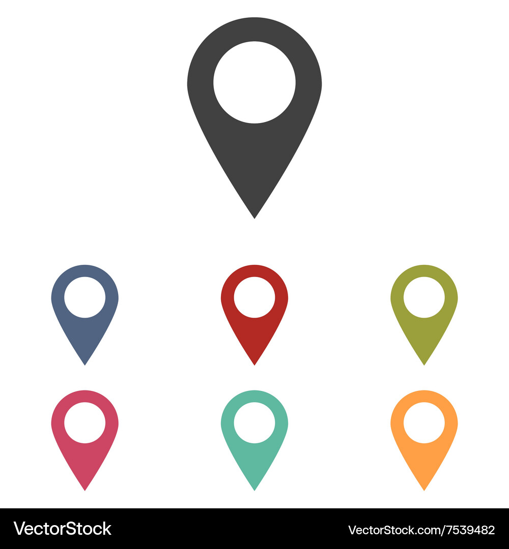 Mark icons set Royalty Free Vector Image - VectorStock