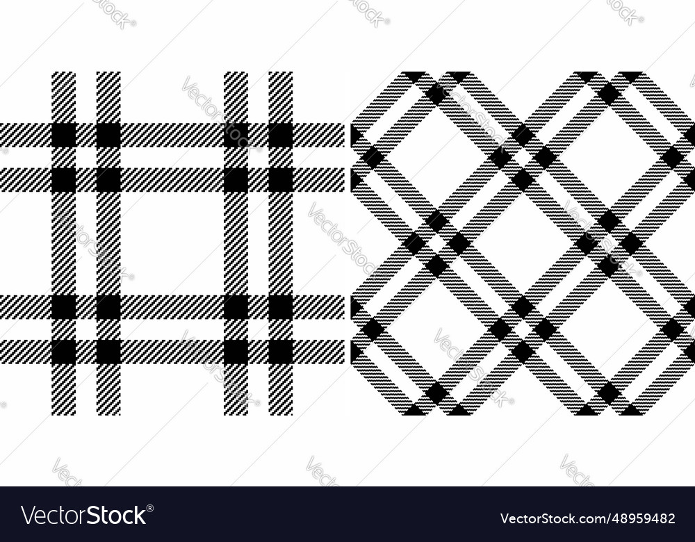 Seamless pattern of plaid fabric texture