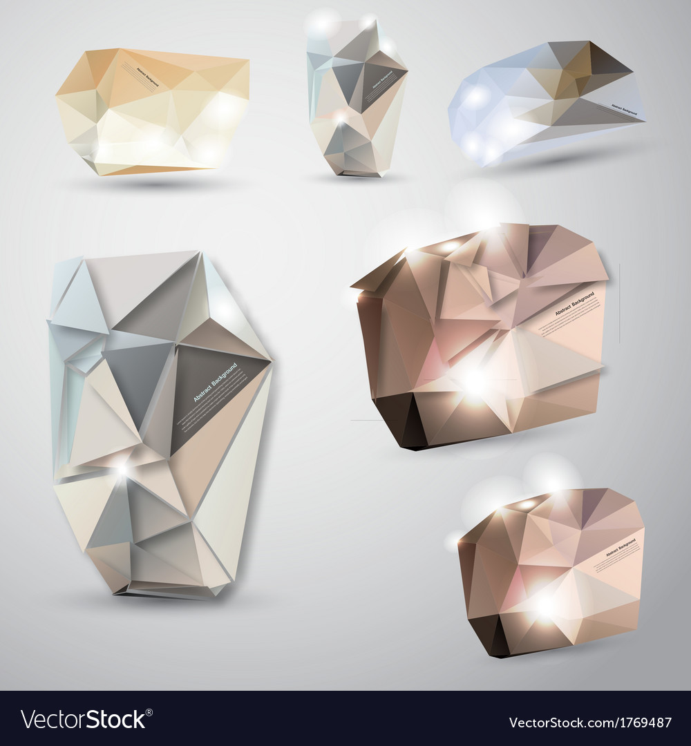 Abstract background polygonal pattern