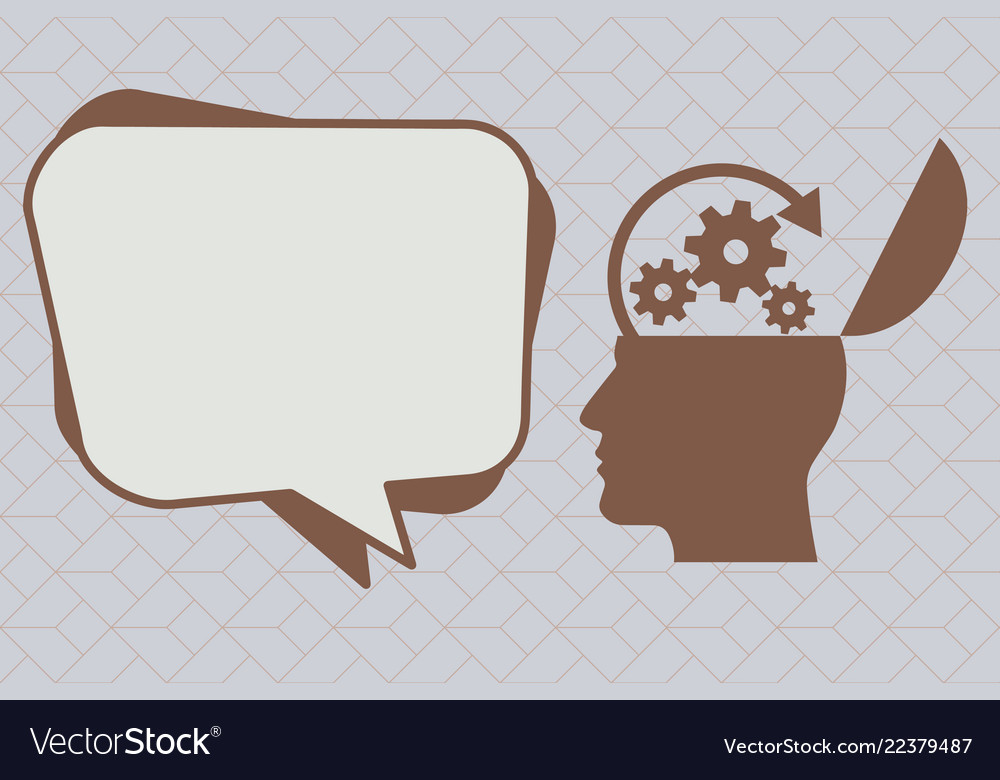 Abstract Brain with Gears