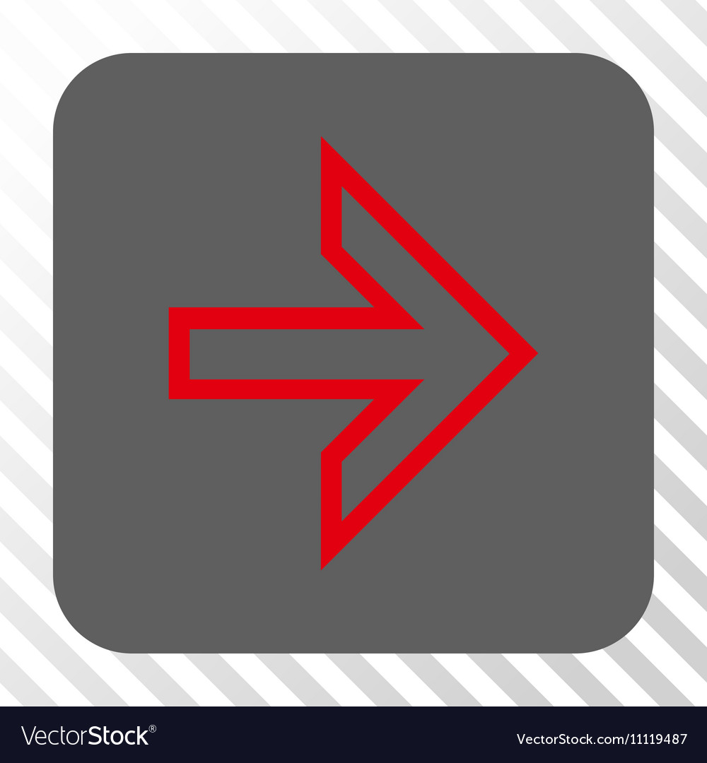 Arrow right rounded square button