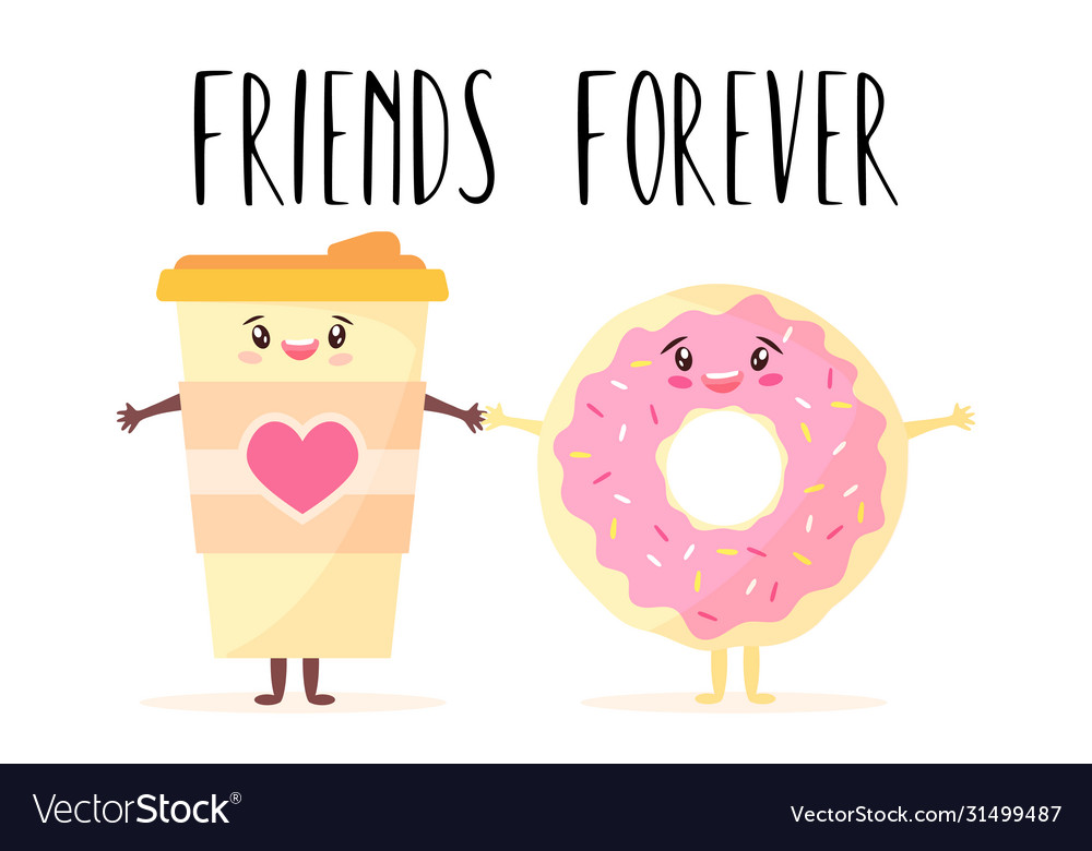 Cartoon cute kawaii smiling Royalty Free Vector Image