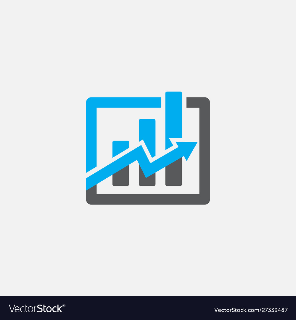 Diagramm Icon Design Daten analytische Wohnung