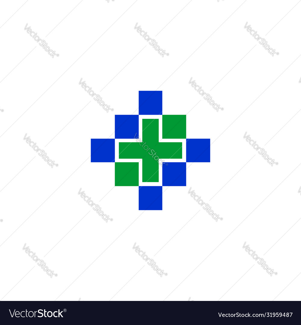 First aid kit symbol Royalty Free Vector Image