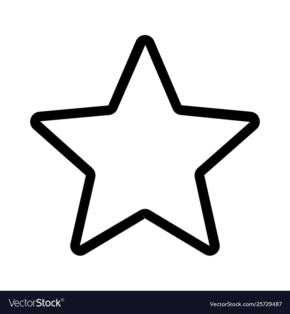 Fünf Pointer Lieblingsrasen Form Logotyp auf Web