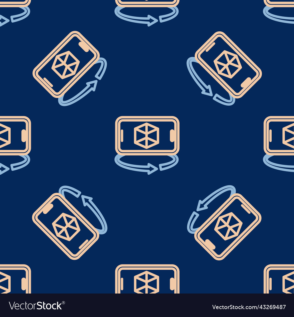 Line 3d modeling icon isolated seamless pattern