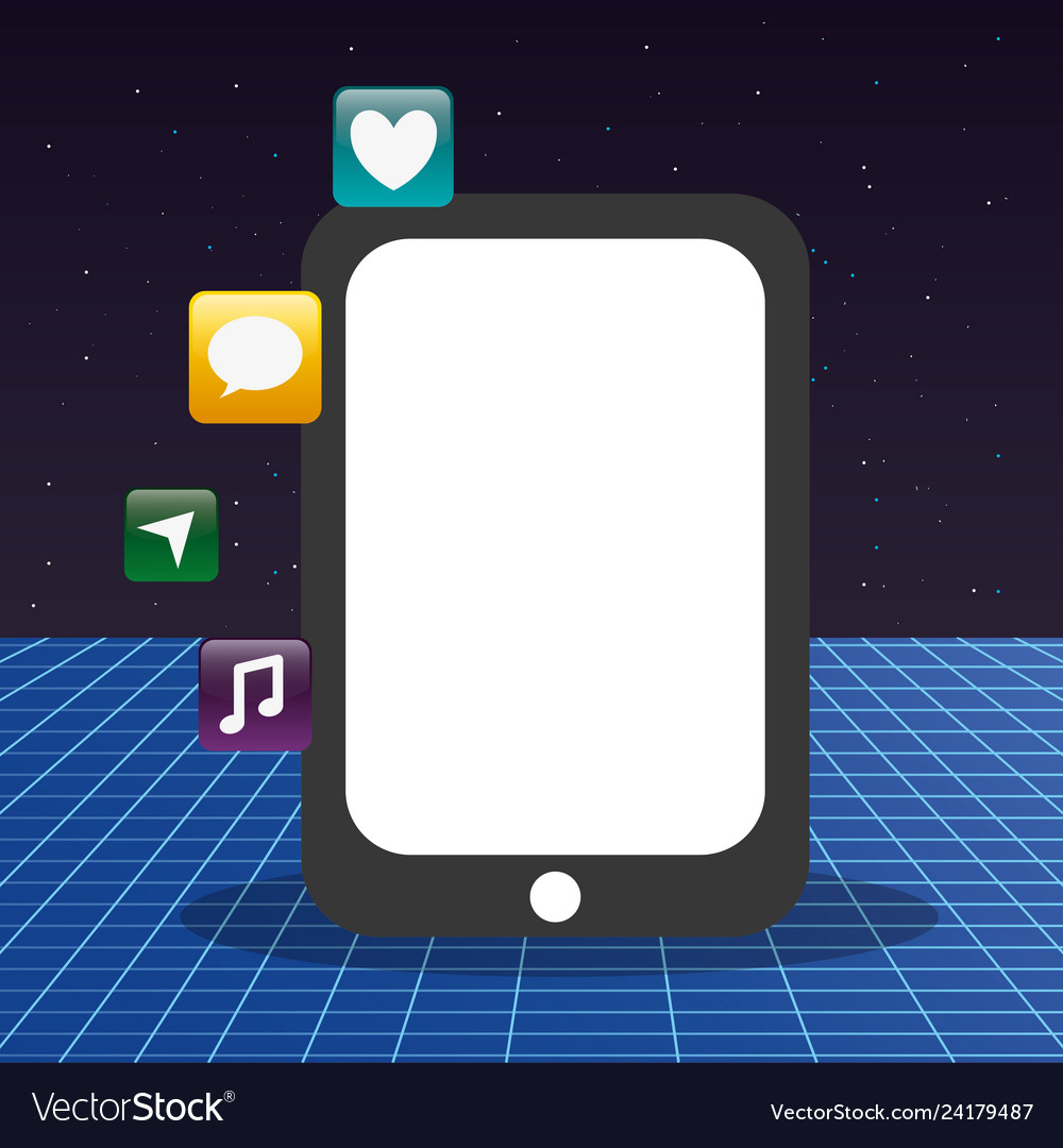 Tablet with applications menu
