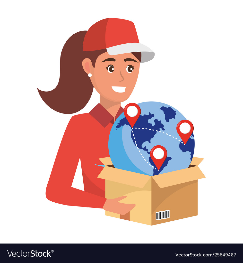 Tracking and delivery logistic worker