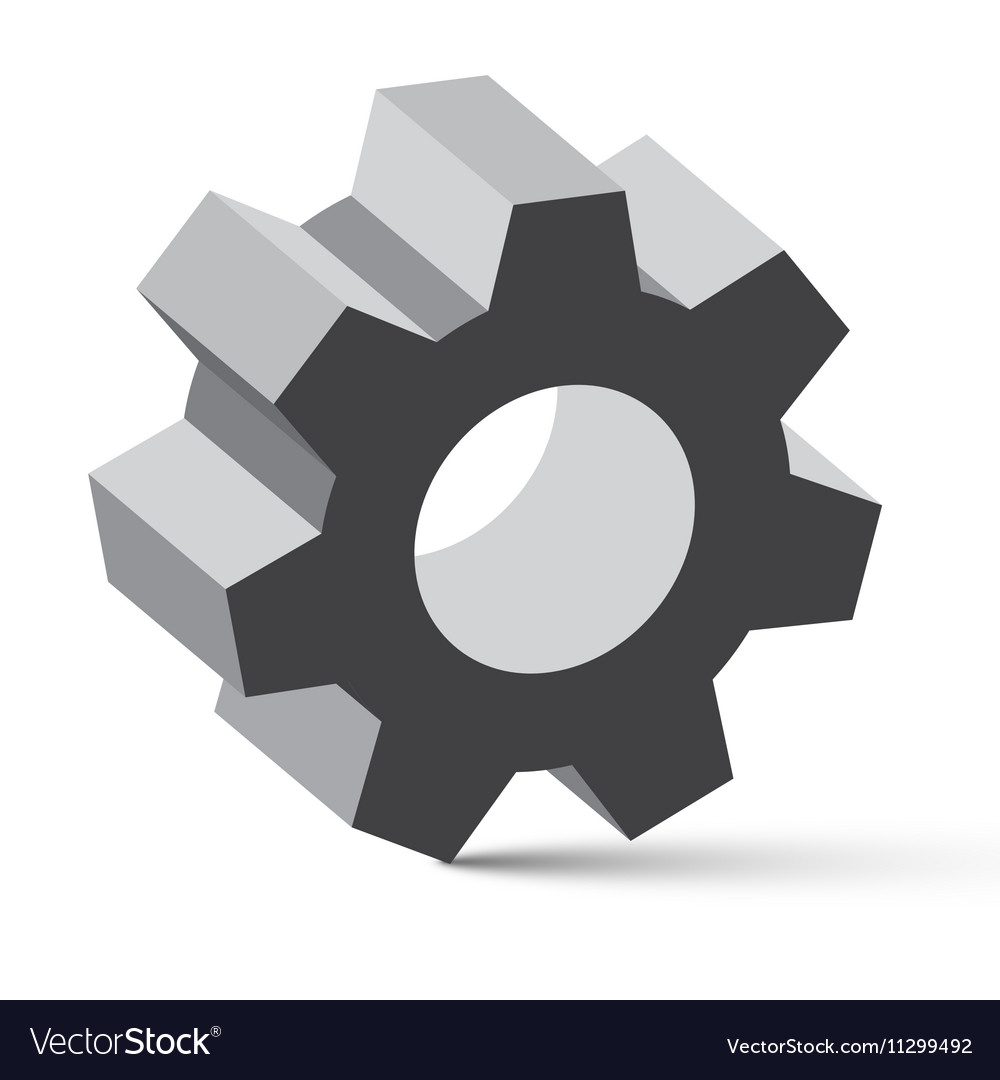 Cog - gear Royalty Free Vector Image - VectorStock