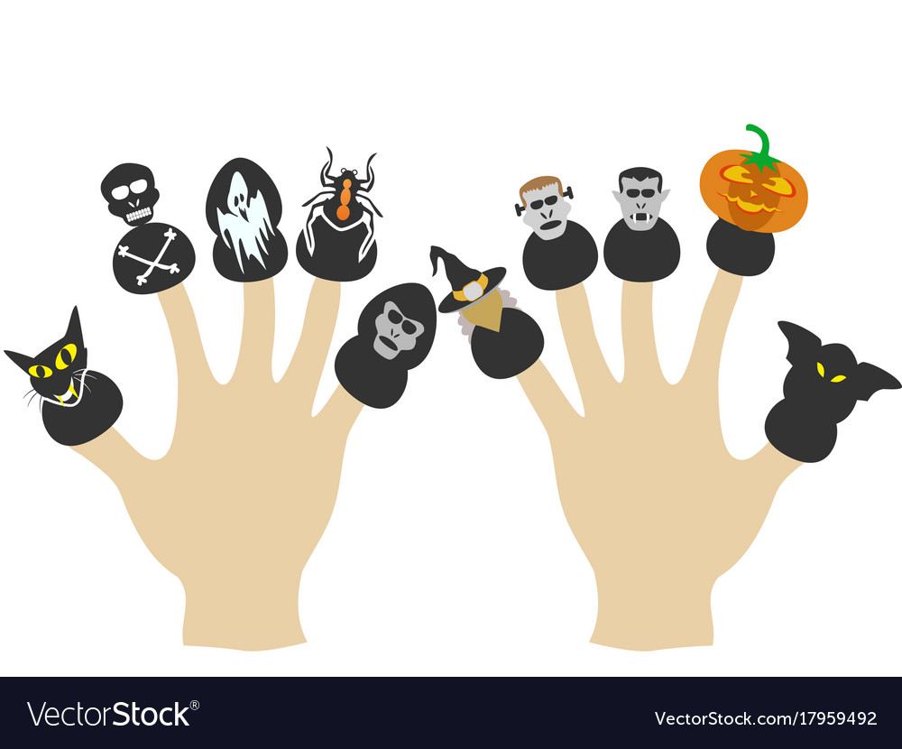 Halloween Puppet Hands
