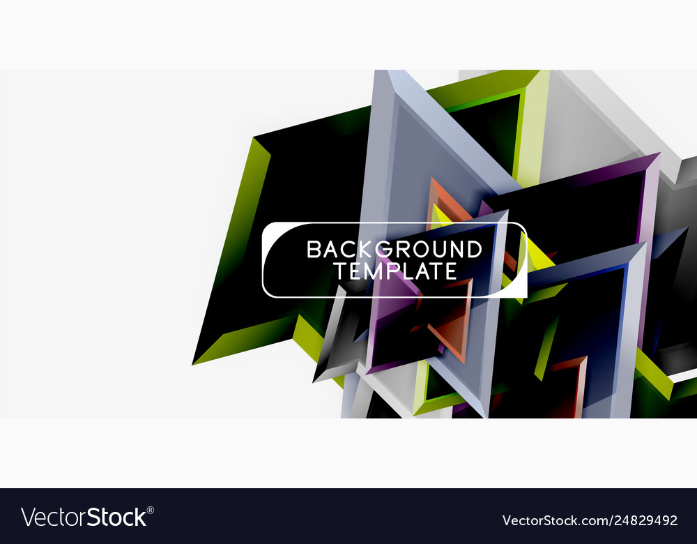 Minimal geometrical triangles with 3d effect