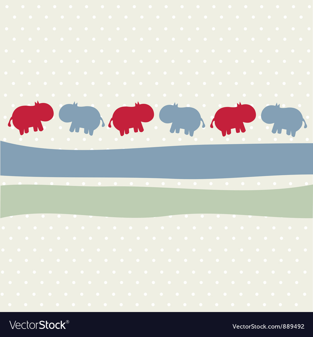 Seamless animal pattern for kids