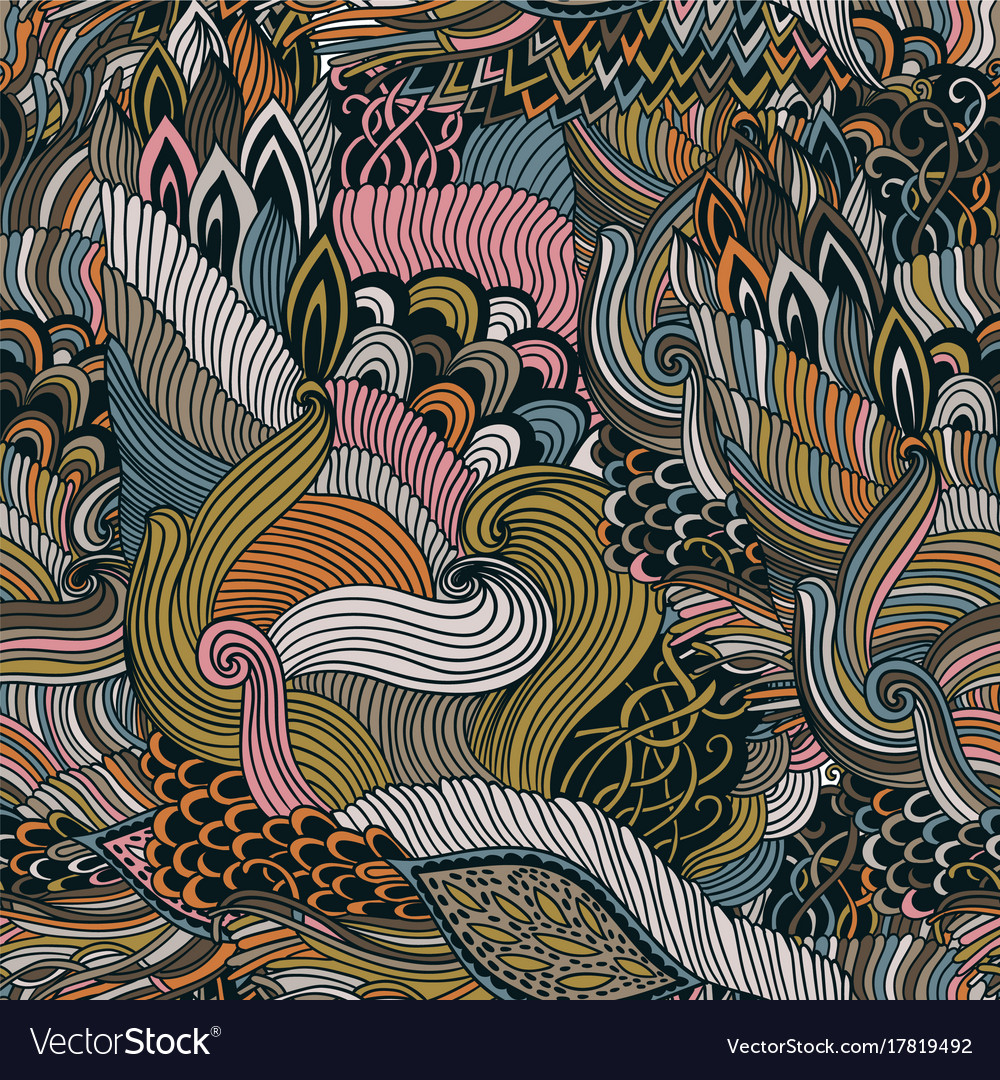 Seamless pattern abstract background with colorful