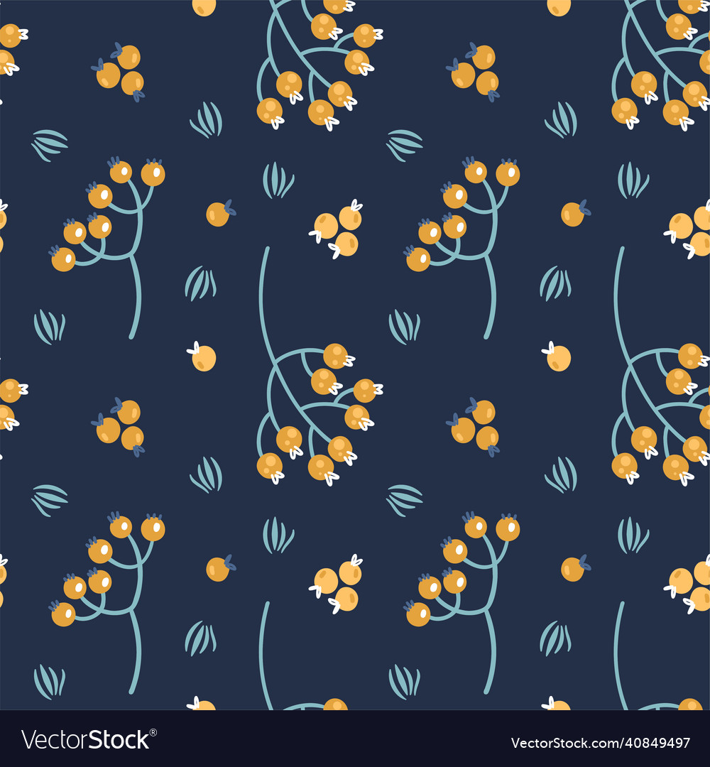 A seamless pattern from branches vector image A seamless pattern from branches
