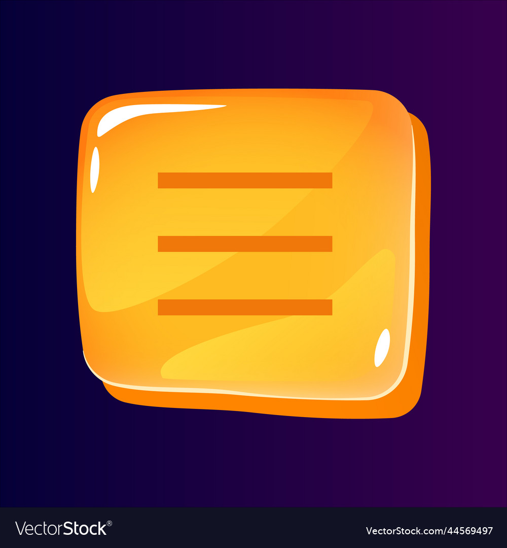 Burger app menu glossy ui button with pixelated vector image Burger app menu glossy ui button with pixelated