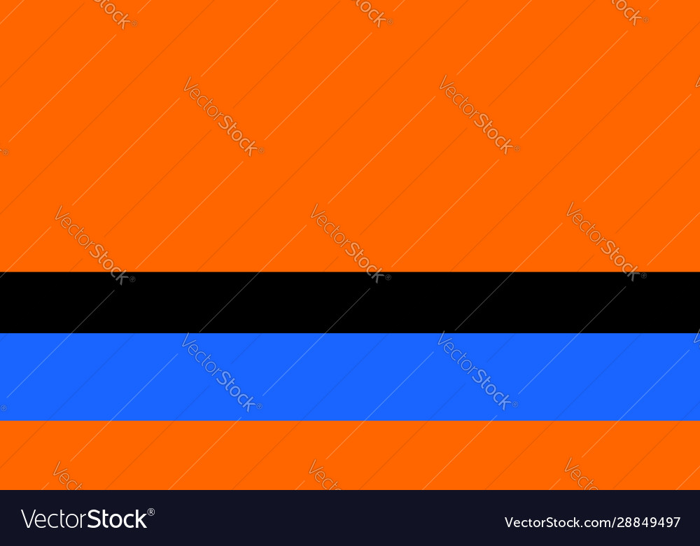 Chagos islands flag in proportions and colors Vector Image