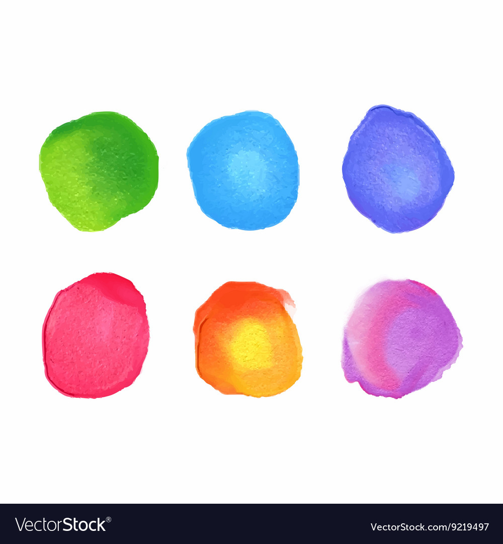 Rainbow Watercolor Stain Collection