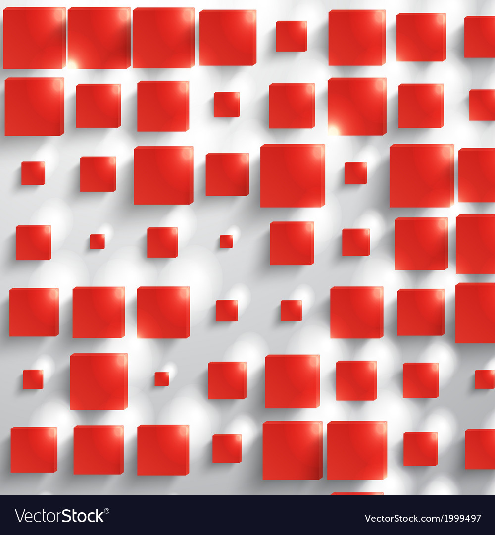 Red Square Abstract Background