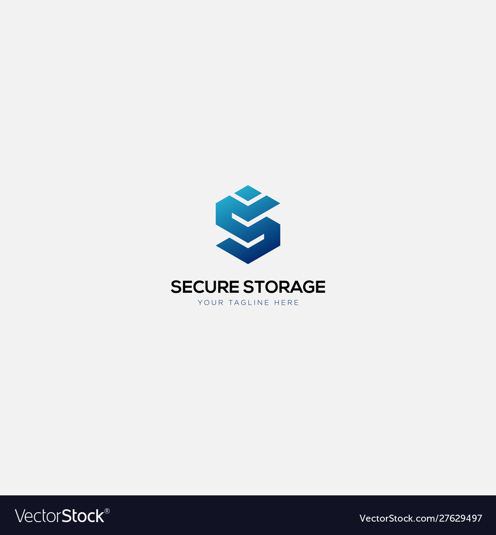 Secure Storage Logo - Initial S