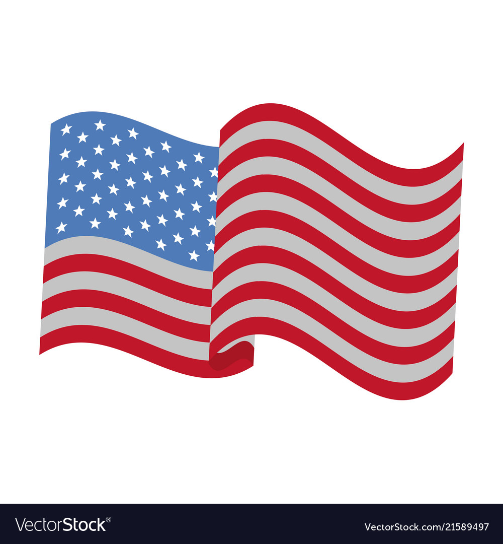 United states flag Royalty Free Vector Image - VectorStock