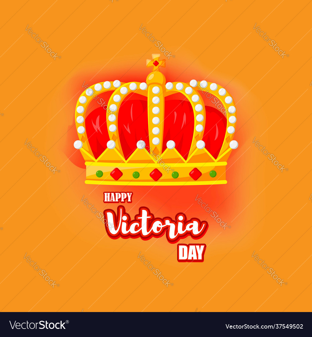 Concept greeting happy victoria day canada