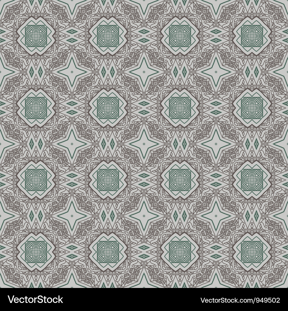 Decorative retro pattern Royalty Free Vector Image