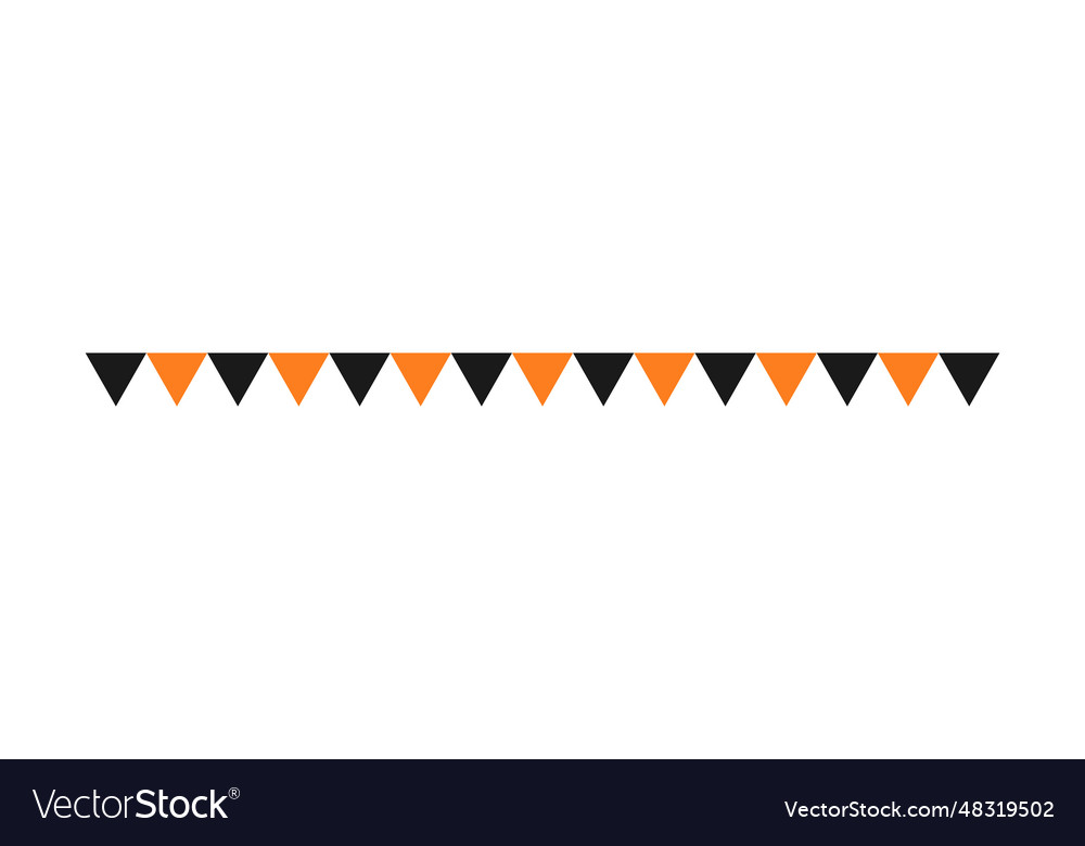 Flagge Separator Grenzlinie Dreieck Muster Vector Image Flagge Separator Grenzlinie Dreieck Muster