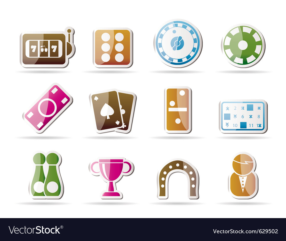 Gambling and casino icons