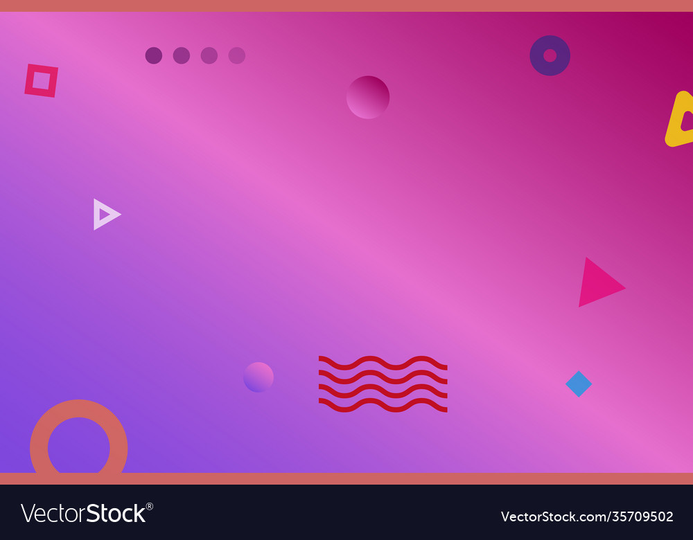 Geometric multi-color bright gradient background vector image Geometric multi-color bright gradient background