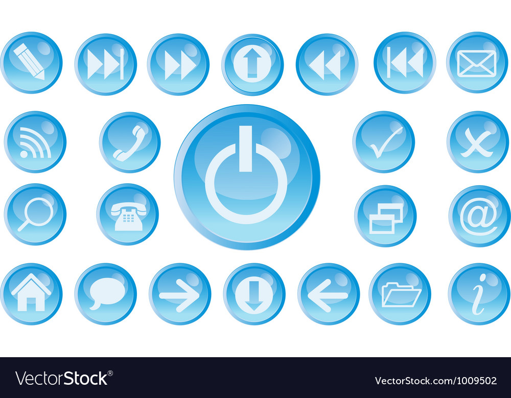 Icon set for web