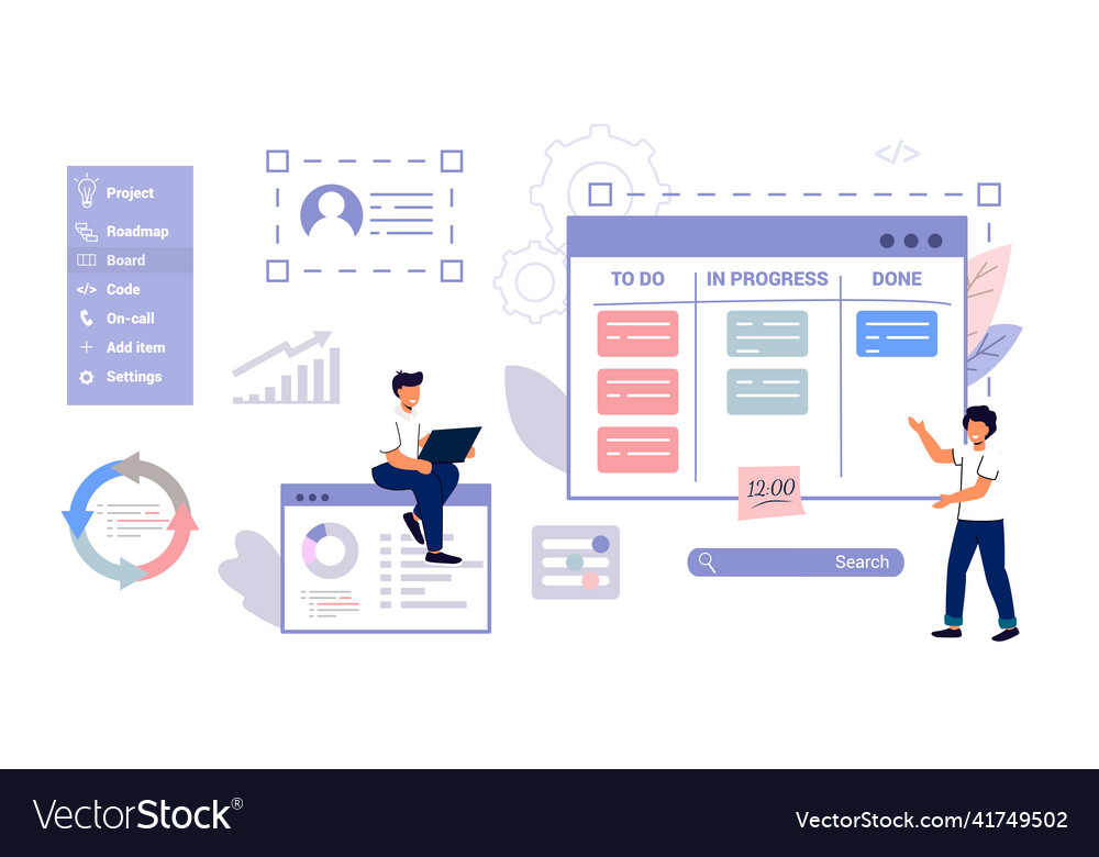 Kanban software development outline concept agile