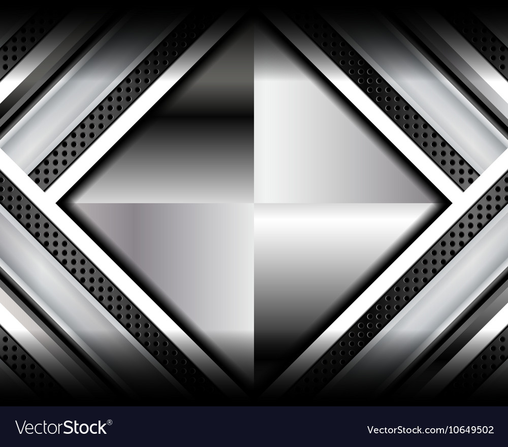 Metallic Grid Pattern