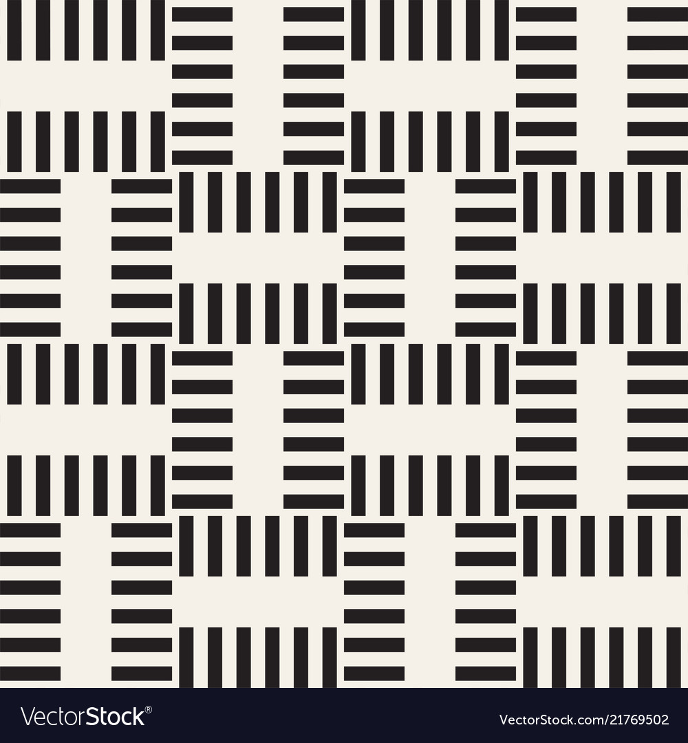Monochrome Twill Lattice Pattern