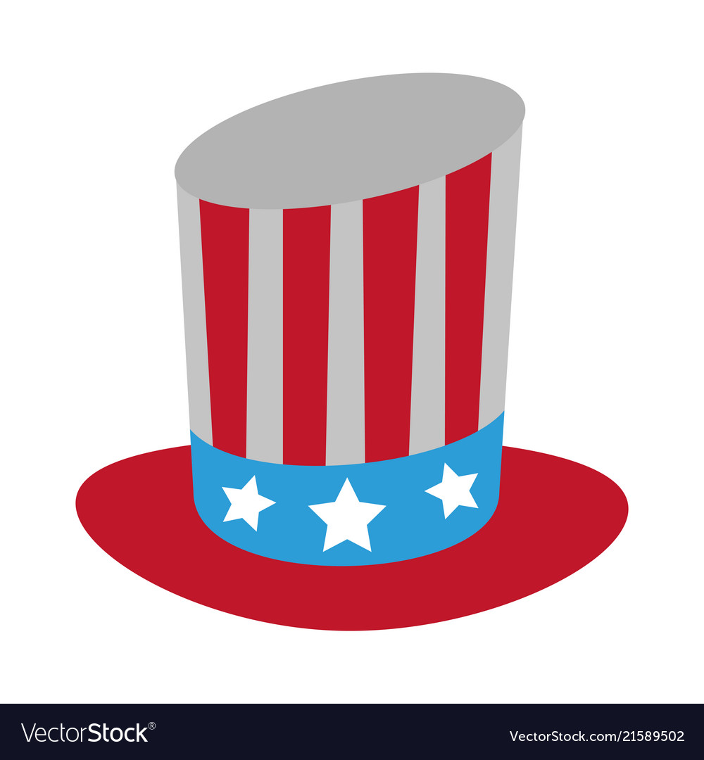 Uncle sam hat Royalty Free Vector Image - VectorStock