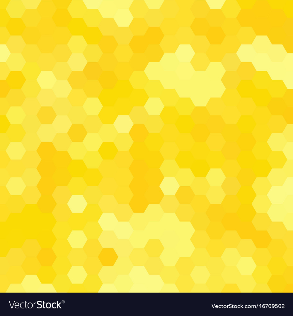 Yellow abstract triangle background polygonal Vector Image