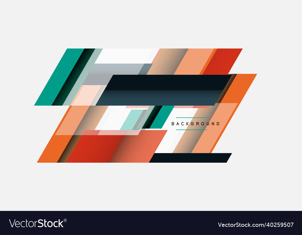 Background geometric diagonal square shapes vector image Background geometric diagonal square shapes