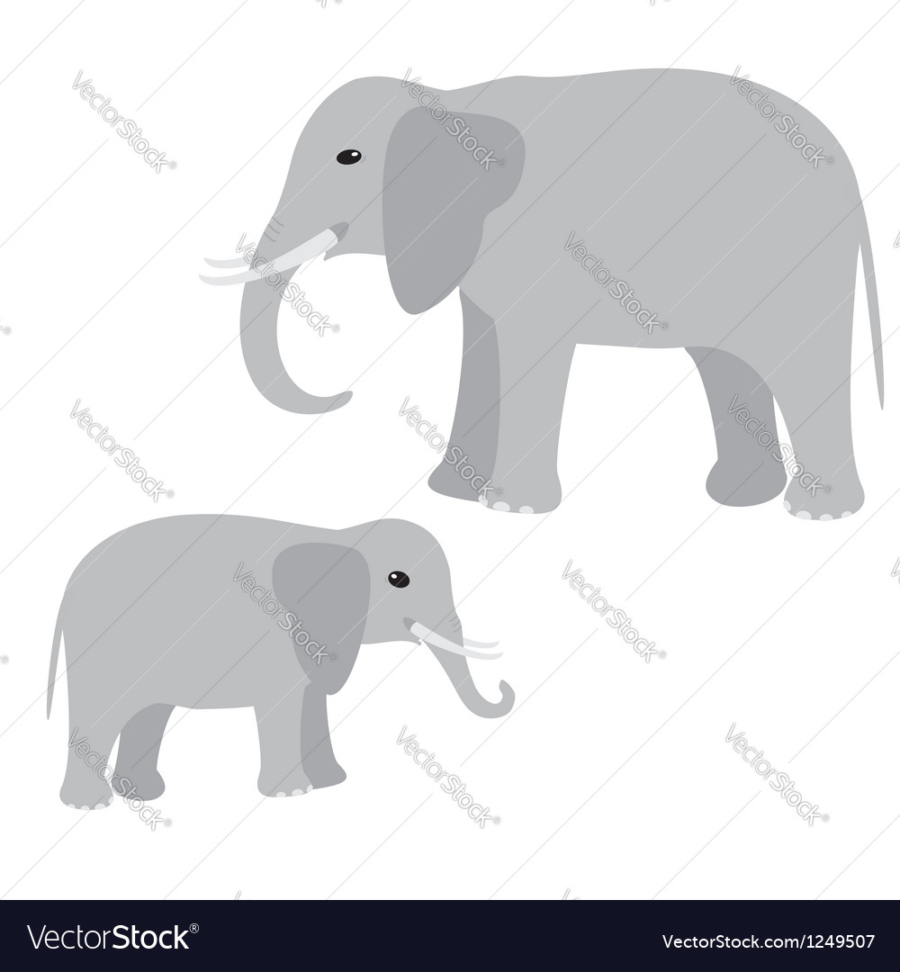 Big and small Royalty Free Vector Image - VectorStock