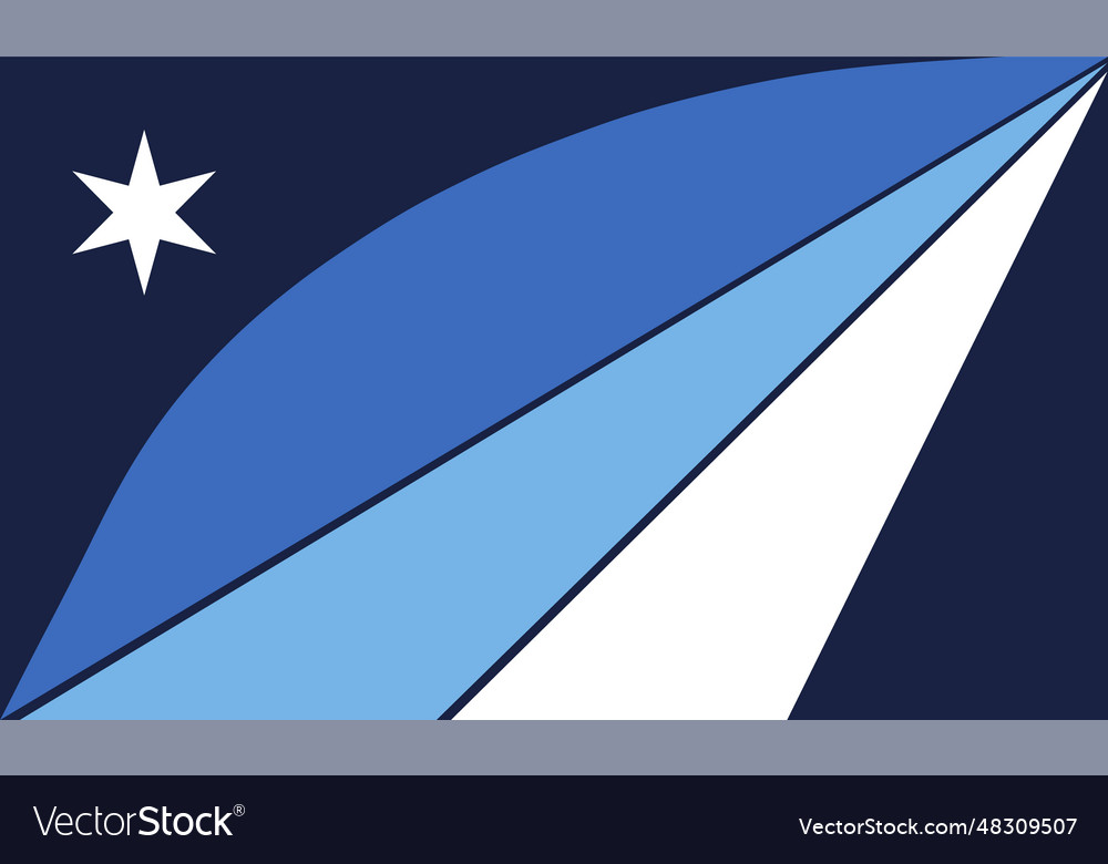 City columbia flag isolated