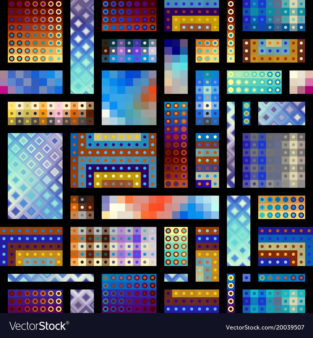 Geometric abstract pattern