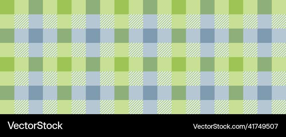 Gingham pattern seamless vichy check plaid Vector Image