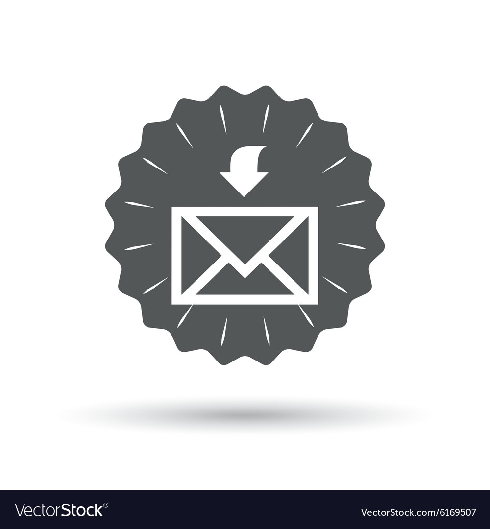 Mail receive icon envelope symbol get message