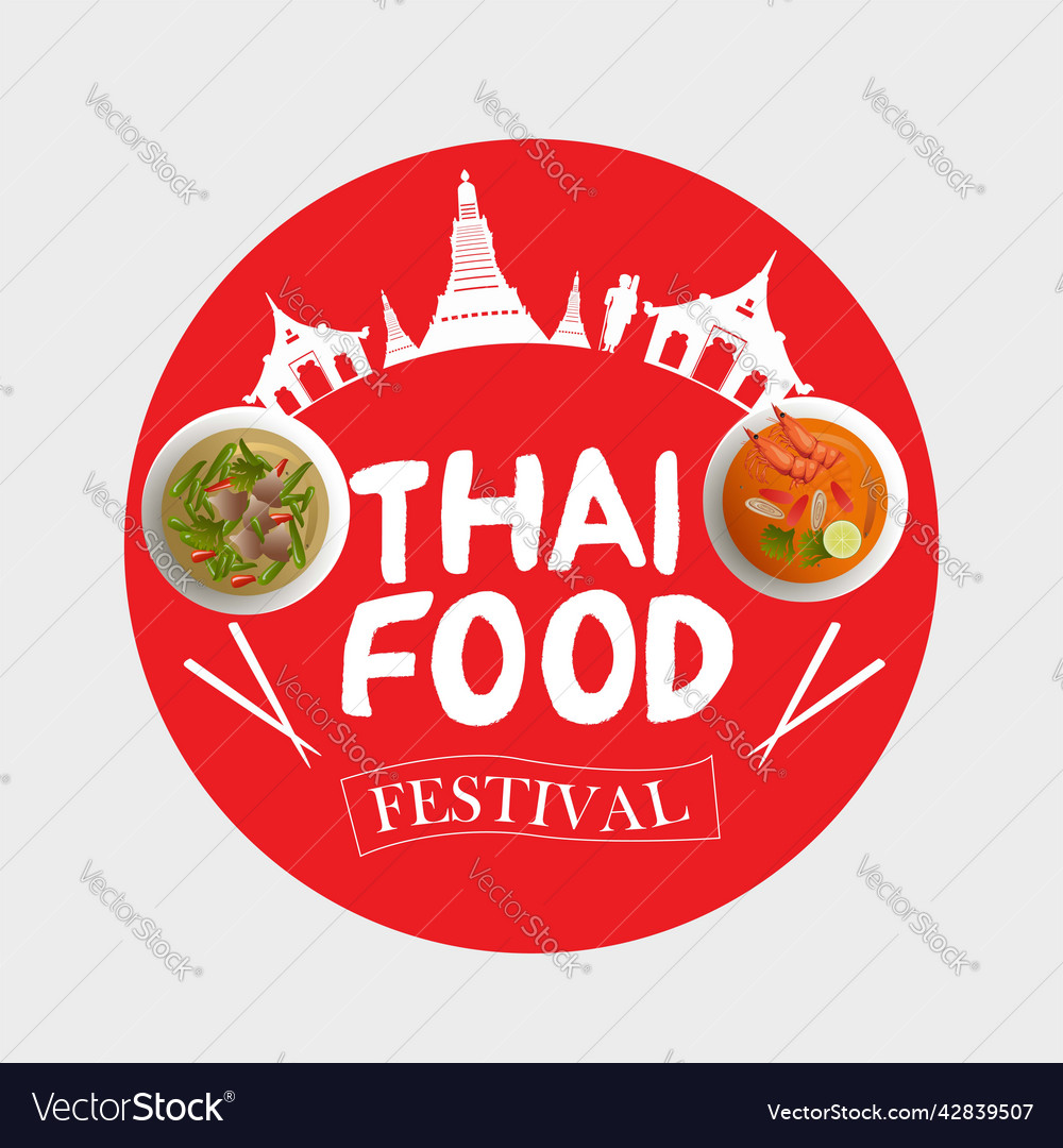 thailand-food-festival-logo-design-royalty-free-vector-image