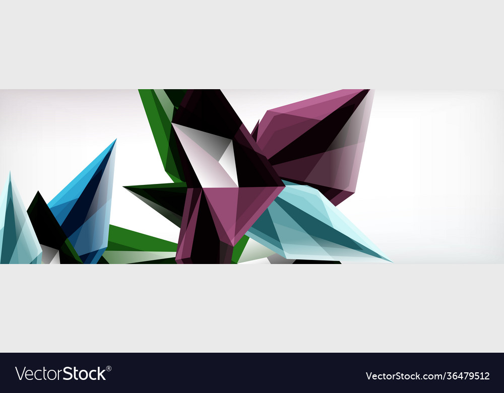 3d triangles and pyramids abstract vector image 3d triangles and pyramids abstract