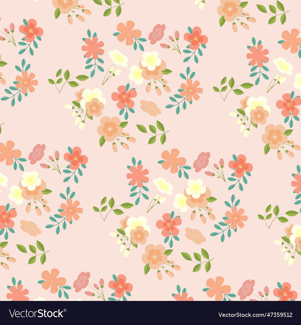 Abstract flower pattern background Vector Image Abstract flower pattern background