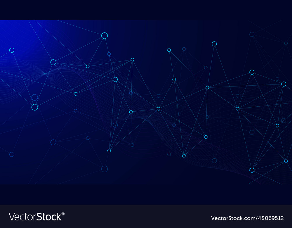 Abstract network connection concept Vector Image Abstract network connection concept